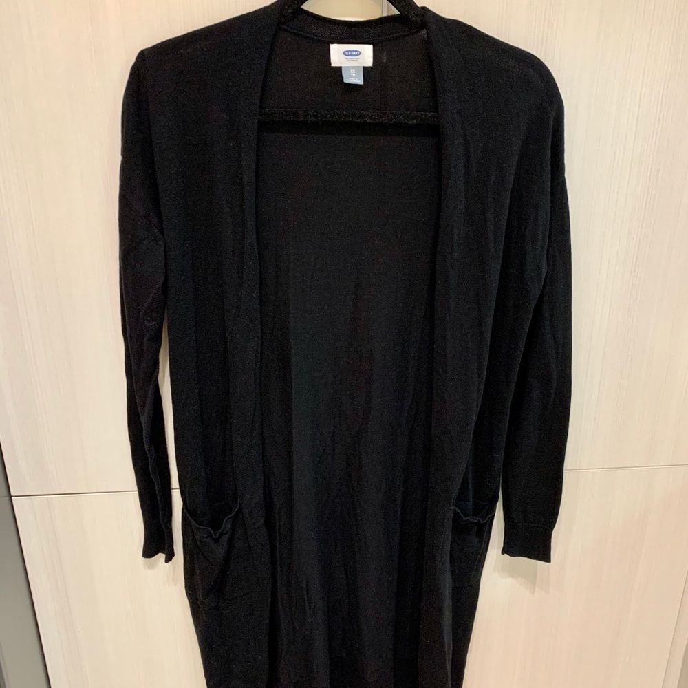 Old Navy Long Black Cardigan